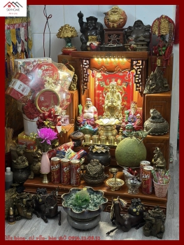 Bao sái, lau tượng Thần Tài – Ông Địa đúng cách